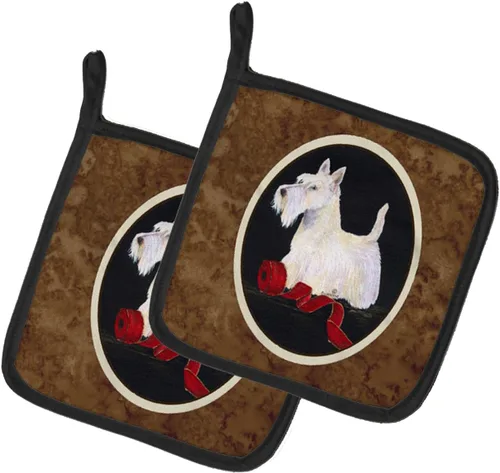 Miniatura 104 de Caroline's Treasures SS8617PTHD - Juego de soportes para ollas de cocina resistentes al calor, almohadillas calientes para horno para cocinar, Husky