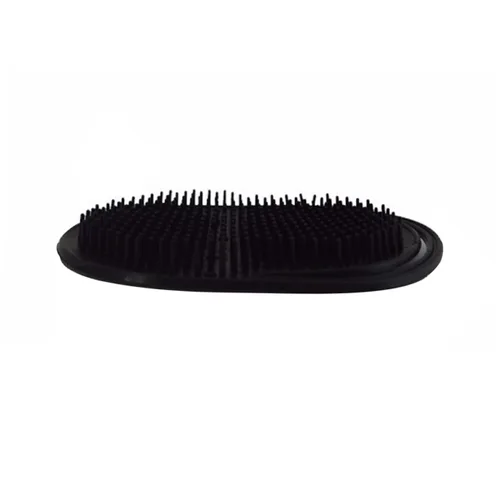 Miniatura 4 de 12 cepillos portátiles para el cabello y masajeador del cuero cabelludo, peine de masaje de dedo negro para hombres, cepillos de champú