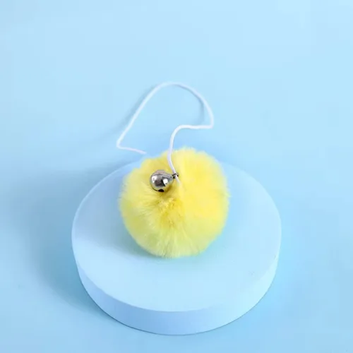 Miniatura 7 de SHENGOCASE Hamaca tipo tumbona para nido beige de 13 pulgadas para reemplazo de torre de árbol de gato, paquete de 5 juguetes de bolas colgantes
