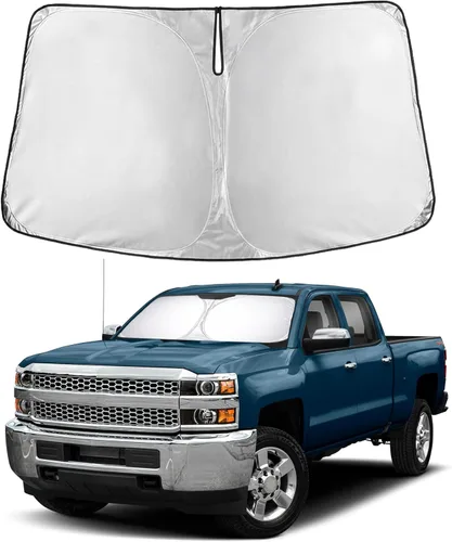 Miniatura 242 de Econour Parasol para parabrisas compatible con Honda Civic 2016-2021, protector de parasol plegable para ventana, bloquea los rayos UV y mantiene tu
