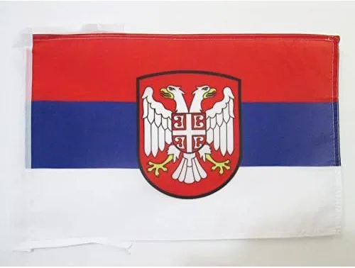 Miniatura 228 de Bandera de México AZ FLAG, 45.7 x 30.5 cm, con cordones - Pequeñas banderas mexicanas de 30 x 45 cm - Bandera de 45.7 x 30.5 cm