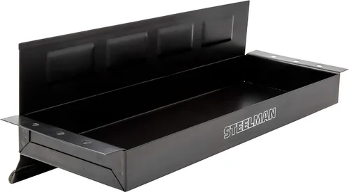 Miniatura 5 de Bandejas de almacenamiento de herramientas magnéticas sin marcar de Steelman para cajas de herramientas rodantes, acero duradero, juego de 4 piezas