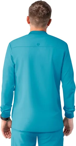 Miniatura 2 de Adar Addition Scrubs para hombre - Chaqueta médica con cremallera