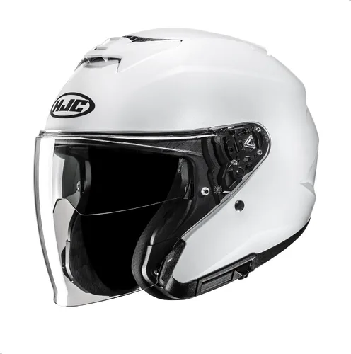 Miniatura 6 de HJC i31 Casco de motocicleta de cara abierta, aprobado por DOT (negro semi plano, XXL)