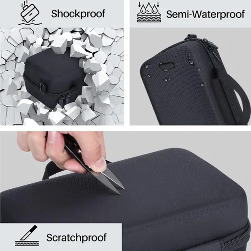Miniatura 7 de Lebakort Funda de almacenamiento compatible con cámara Canon EOS Rebel T7 / T7i