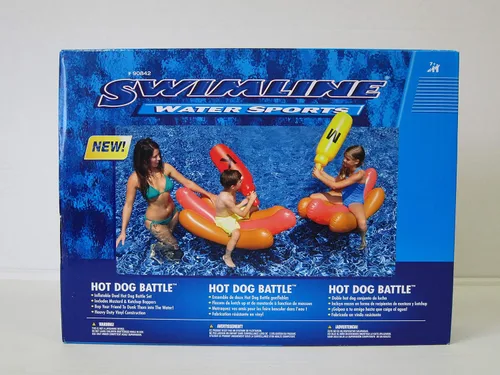 Miniatura 3 de SWIMLINE Inflatable – Pool Battle Game with Ride-On Floats & Boppers