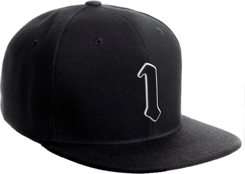 Miniatura 998 de Daxton Gorra clásica con visera de billete plano con letras del alfabeto inglés antiguo de la A a la Z