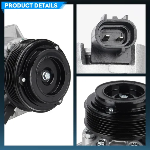 Miniatura 5 de TadaMark Compresor de aire acondicionado con embrague para Ford Escape 1.6L 2013-2016 L4, para Escape 1.5L 2017-2019 L4, apto para Ford Transit