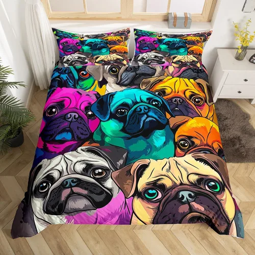 Miniatura 11 de Erosebridal - Juego de ropa de cama con diseño de parque nacional, funda de edredón de montañas humeantes, funda de edredón verde bruma y árbol