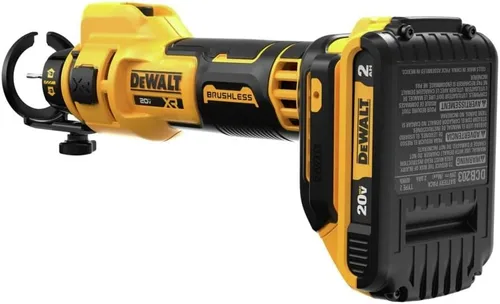 Miniatura 5 de DEWALT 20V MAX Herramienta de corte para paneles de yeso, herramienta de recorte, 2 baterías y cargador incluidos (DCE555D2)