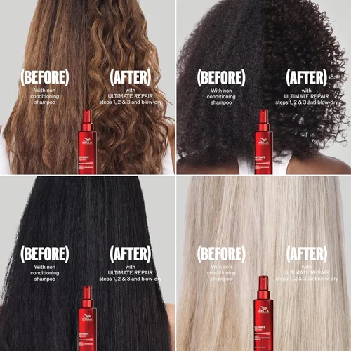 Miniatura 11 de Wella Professionals ULTIMATE REPAIR Shampoo,Conditioner and Miracle Hair Rescue Luxury Leave-In Treatment Bundle Repairs, Strengthens, & Moisturizes