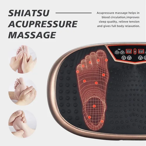 Miniatura 4 de EILISON FitMaxx 3D XL Vibration Plate Exercise Machine - Whole Body Workout Vibration Platform w/Loop Bands - Lymphatic Drainage Machine for