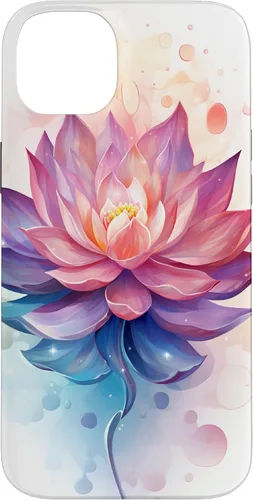 Miniatura 15 de Funda para iPhone 14 Pro Max Lotus Flower Symbol of Beauty and Spirituality Illustration Case