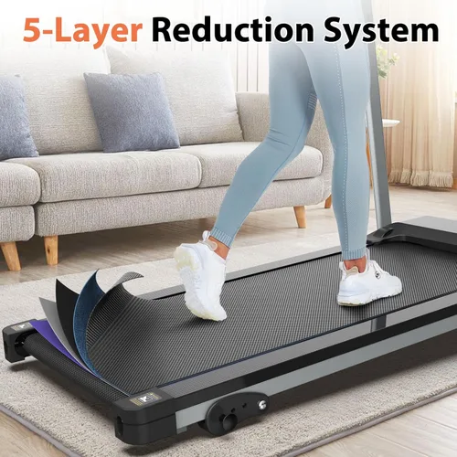 Miniatura 5 de Home Foldable Treadmill with Incline, Folding Treadmill for Home Workout, Electric Walking Treadmill Machine 15 Preset or Adjustable Programs 250 LB