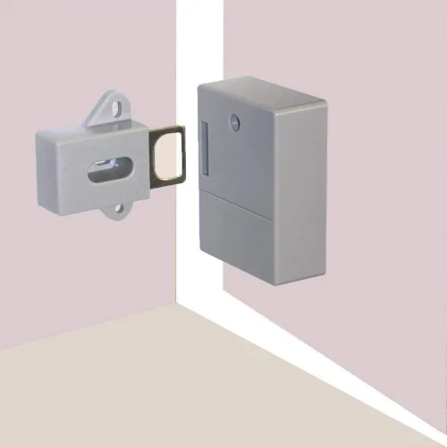 Miniatura 2 de ETEKJOY Cerradura electrónica RFID para armarios oculta de bricolaje para armarios de madera, taquillas, cajones, alacenas (Gris)