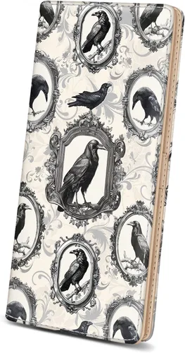 Miniatura 15 de Immaturus Cartera de Mujeres, Carteras de Tarjetas delgadas con bloqueo RFID, Organizador de Tarjeta de Crédito de Cuero PU doble con cremallera