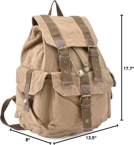 Miniatura 55 de Gootium 21101 - Mochila de lona gruesa de alta densidad