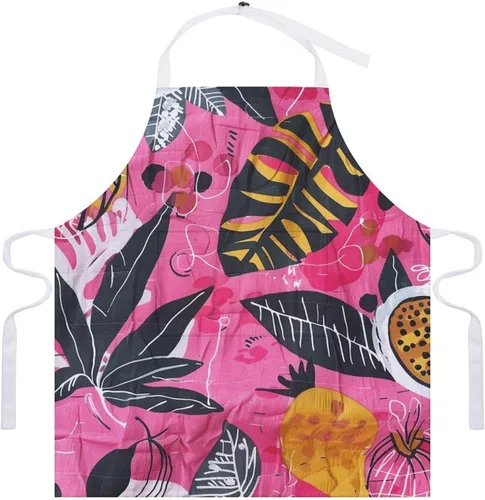 Miniatura 7 de MUSM Apron for Adults - 27.6 X 31.5 Inch, Heavy-Duty Polyester Aprons with Two Large Pockets, Waterproof Peach Line Style Kitchen Apron for Cooking