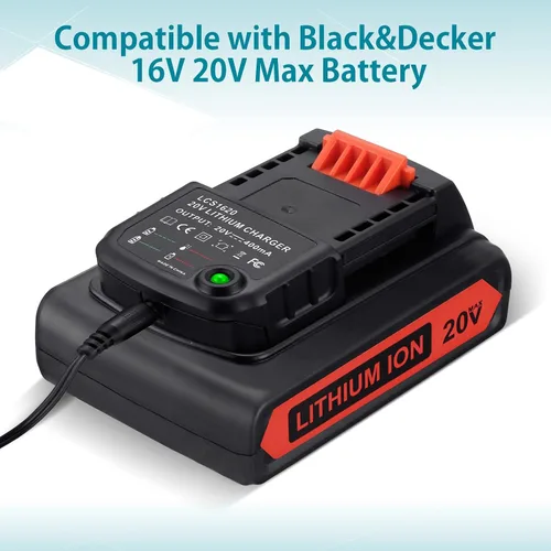 Miniatura 3 de LBXR20 20V 4.0Ah Reemplazo para batería de litio Black and Decker 20V LB20 LBX20 LBXR20-OPE LBXR2020-OPE LB2X4020-OPE LBXR20B-2 LST220 LST300