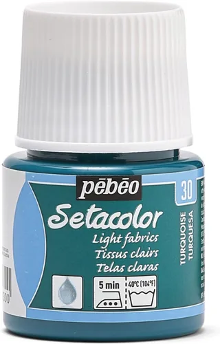 Miniatura 46 de Pebeo Setacolor - Pintura para tela (opaca, 45 ml), color dorado perla