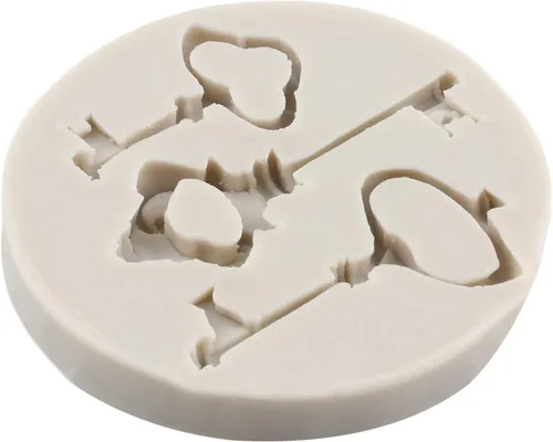 Miniatura 9 de Sijiangmold Moldes de silicona de póquer, molde para sombrero de Alicia de las maravillas para fondant, molde vintage para reloj, naipes