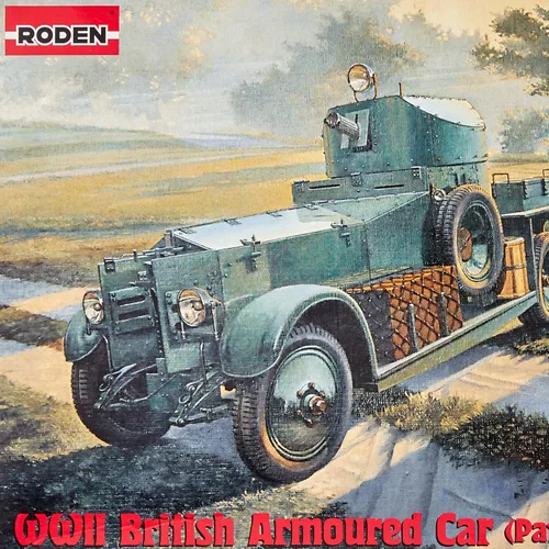 Miniatura 2 de Roden 1920 Pattern Mk.I Kit de modelo de coche blindado británico