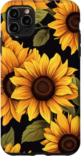Miniatura 13 de Funda para iPhone 13 Pro Max Aesthetic Sunflowers y Wild Flower