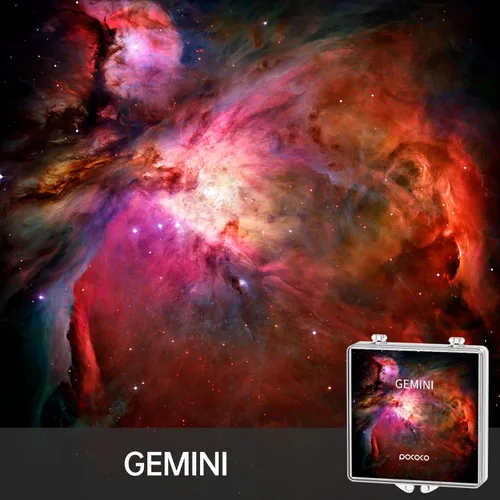Miniatura 4 de POCOCO Proyector de galaxia + constelación realista, 1 discos (6 piezas)