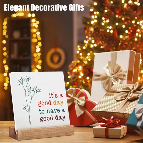 Miniatura 7 de Decoración positiva para oficina en casa, regalos motivacionales para mujeres, letrero «It's a Good Day» arte decorativo inspiracional