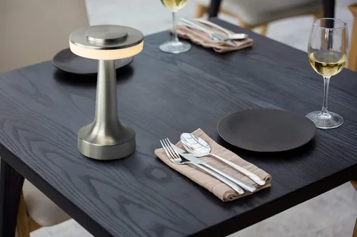 Miniatura 7 de Lámpara de mesa LED portátil O'Bright con sensor táctil, 3 niveles de brillo, batería recargable de hasta 48 horas de uso, luz nocturna