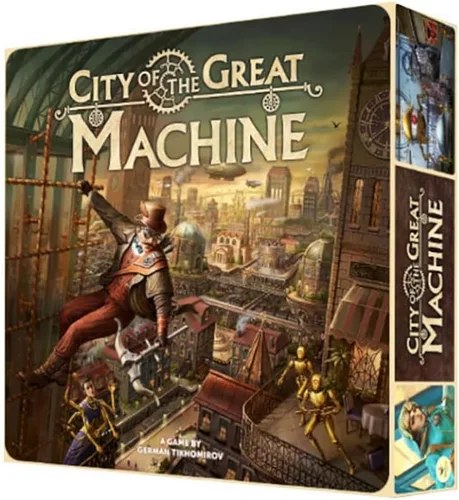 Miniatura 7 de City of The Great Machine. Expansión del juego de mesa de héroes de pie 1-4 jugadores Edades 14 en adelante Steampunk Uno contra muchos