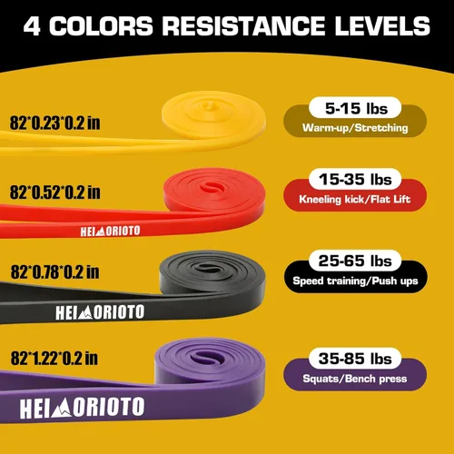 Miniatura 2 de Bandas de resistencia, banda de asistencia para tracción para hombres/mujeres, bandas de ejercicio, bandas de entrenamiento para estiramiento