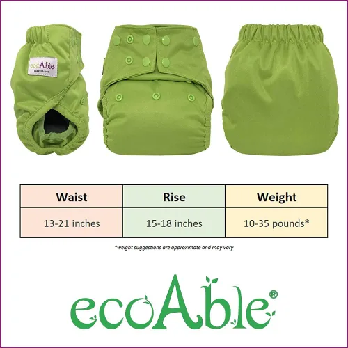 Miniatura 2 de Cubierta impermeable reutilizable para pañales: para pañales de tela preplegados, planos, ajustados o insertos (átomo)