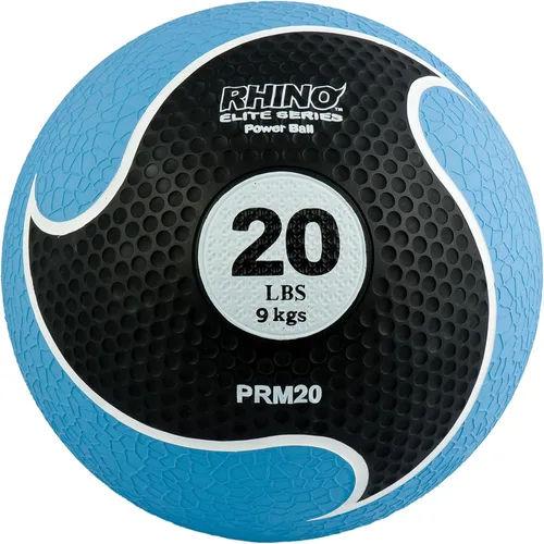 Miniatura 8 de Champion Sports Rhino Elite Medicine Ball – Textured Surface, Superior Grip, Hollow Synthetic Rubber for Consistent Bounce & Durability, Multiple