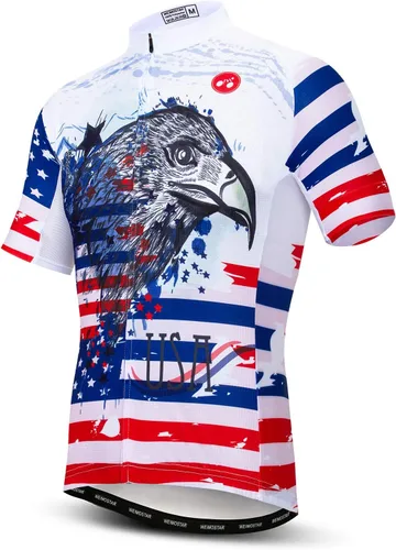 Miniatura 2 de Jersey de ciclismo para hombre, verano anti-sudor camisas de ciclismo transpirable ropa de ciclismo equipo de carretera ropa de ciclismo de secado