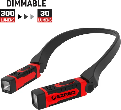 Miniatura 7 de EZRED ANYWEAR - Luz de cuello recargable para iluminación manos libres - NK15, luz perfecta para mecánicos, camping, caza, proyectos de bricolaje