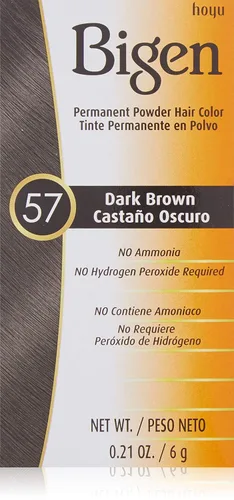 Miniatura 3 de Bigen - Tinte permanente en polvo, marrón medio intenso #56, 0.21 onzas (paquete de 3 unidades)