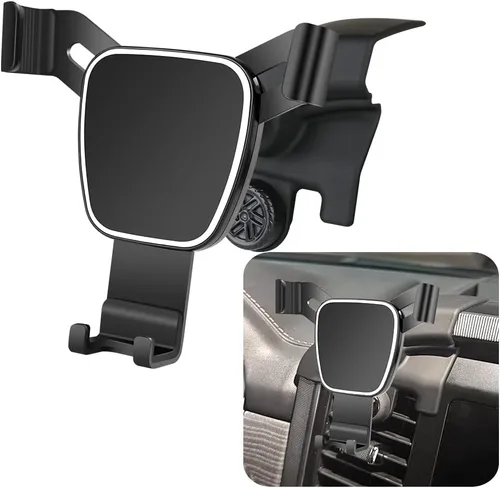 Soporte de teléfono de coche para Ford F-150 F150 Truck 2021-2025【No compatible con King Ranch 2024-2025, Raptor】 Accesorios de automóvil, soporte