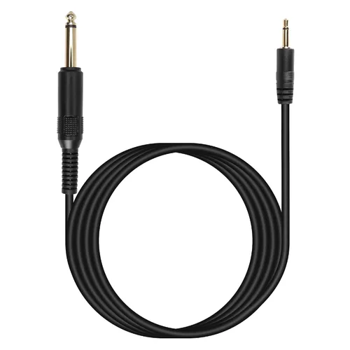 Miniatura 6 de Cable mono de 1/8 a 1/4, 0.138 in 1/8 pulgadas TS mono macho a 0.250 in 1/4 pulgadas mono macho cable de audio para amplificador, portátil, guitarra