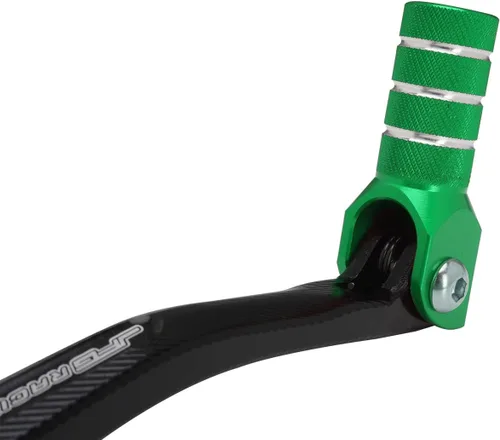Miniatura 4 de JFG RACING Palanca de cambio plegable para motocicleta, pedal CNC universal para CRF XR RM KX KLX TTR PW SSR Apollo TAO TAO SDG 50cc - 125cc Dirt