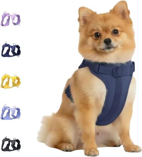 Miniatura 17 de Dog Harness - No Pull Adjustable Front Clip Vest with Soft Padding, 3Leash Clips, and No-Choke Oxford Design Comfort for Small, Medium, and Large