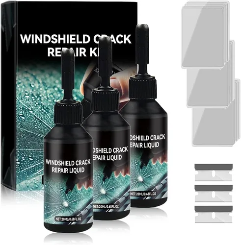 Miniatura 11 de Kit de reparación de grietas de parabrisas de 2 piezas, kit de reparación de grietas de vidrio 2025, kit de reparación de grietas de parabrisas