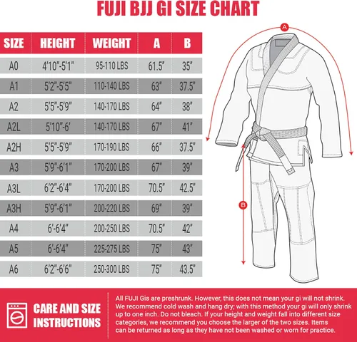 Miniatura 7 de FUJI All-Around BJJ Uniform BJJ & Jiu Jitsu Gi