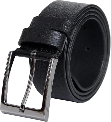 N&S LEATHER Cinturones para hombre, cinturón de cuero para hombre, cinturones casuales grandes y altos para hombre, cinturones de cuero sólido sin