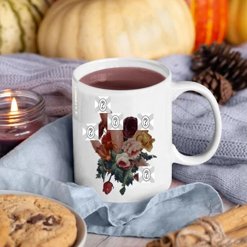 Miniatura 5 de Taza de café divertida con mensaje oculto, regalo de elefante blanco para adultos, taza de café de cerámica de ramo feo, idea de regalo hilarante