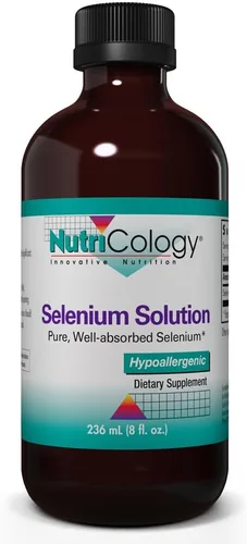 NutriCology - Solución de selenio - Ofrece 100 mcg de selenio - Líquido de selenito de sodio - Apoya la función inmunológica, la función hepática y