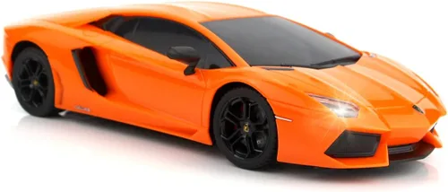 Miniatura 10 de RC Automóvil de control remoto con diseño 1:18 Lamborghini Aventador, eléctrico y deportivo, para carreras, modelo con licencia, para niños y niñas