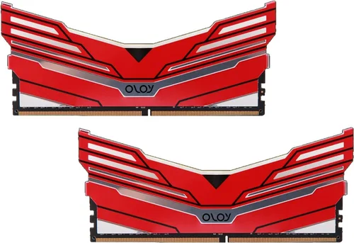 Miniatura 2 de OLOy DDR4 RAM 16 GB (2 x 8 GB) Red Warhawk Aura Sync RGB 2666 MHz CL19 1.2V 288-Pin Desktop UDIMM (MD4U0826191BC0DA)