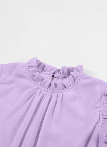 Miniatura 7 de blibean Vestidos elegantes con cinturón para niñas de 4 a 13 años