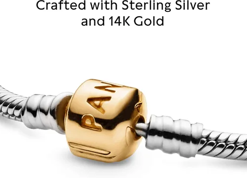 Miniatura 4 de PANDORA Jewelry Moments Snake Chain Charm Bracelet